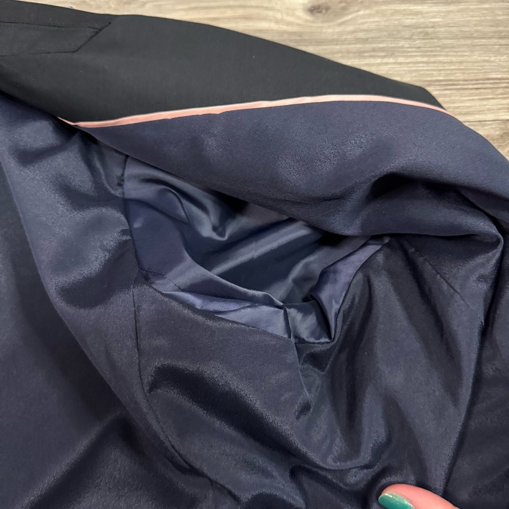 J. Crew Helena Black Twill Classic Blazer Size 20 - Picture 6 of 10